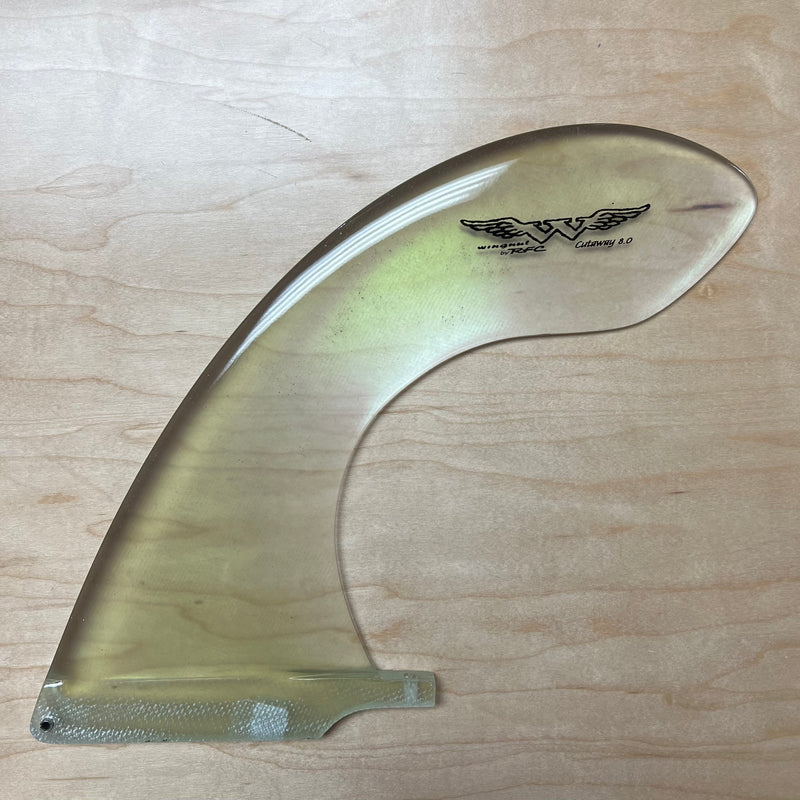 Cutawayfin Wingnut ロングサーフボードフィン レッド/ホワイト