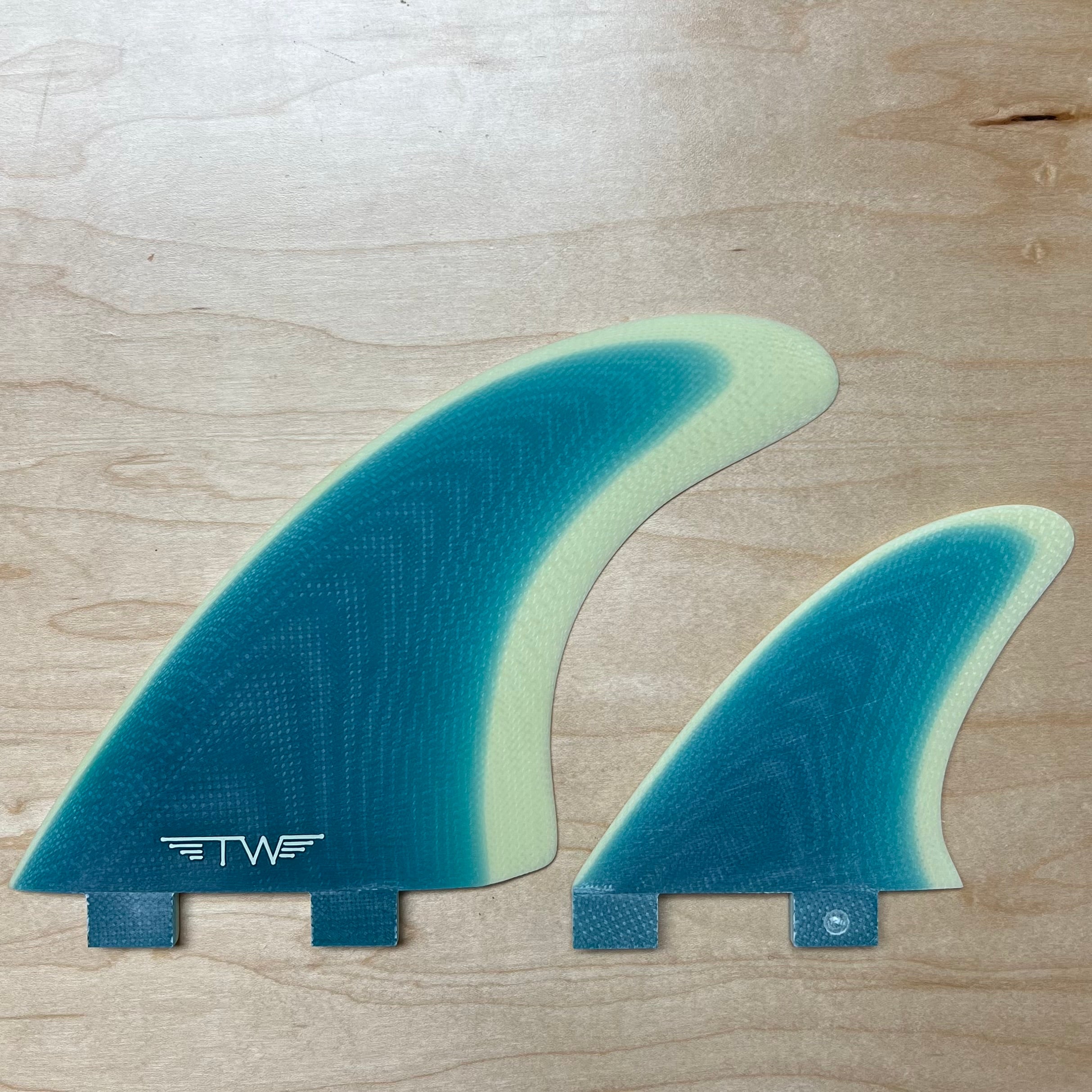 Tyler Warren Raked Single Fin - 9.25 inches, Black