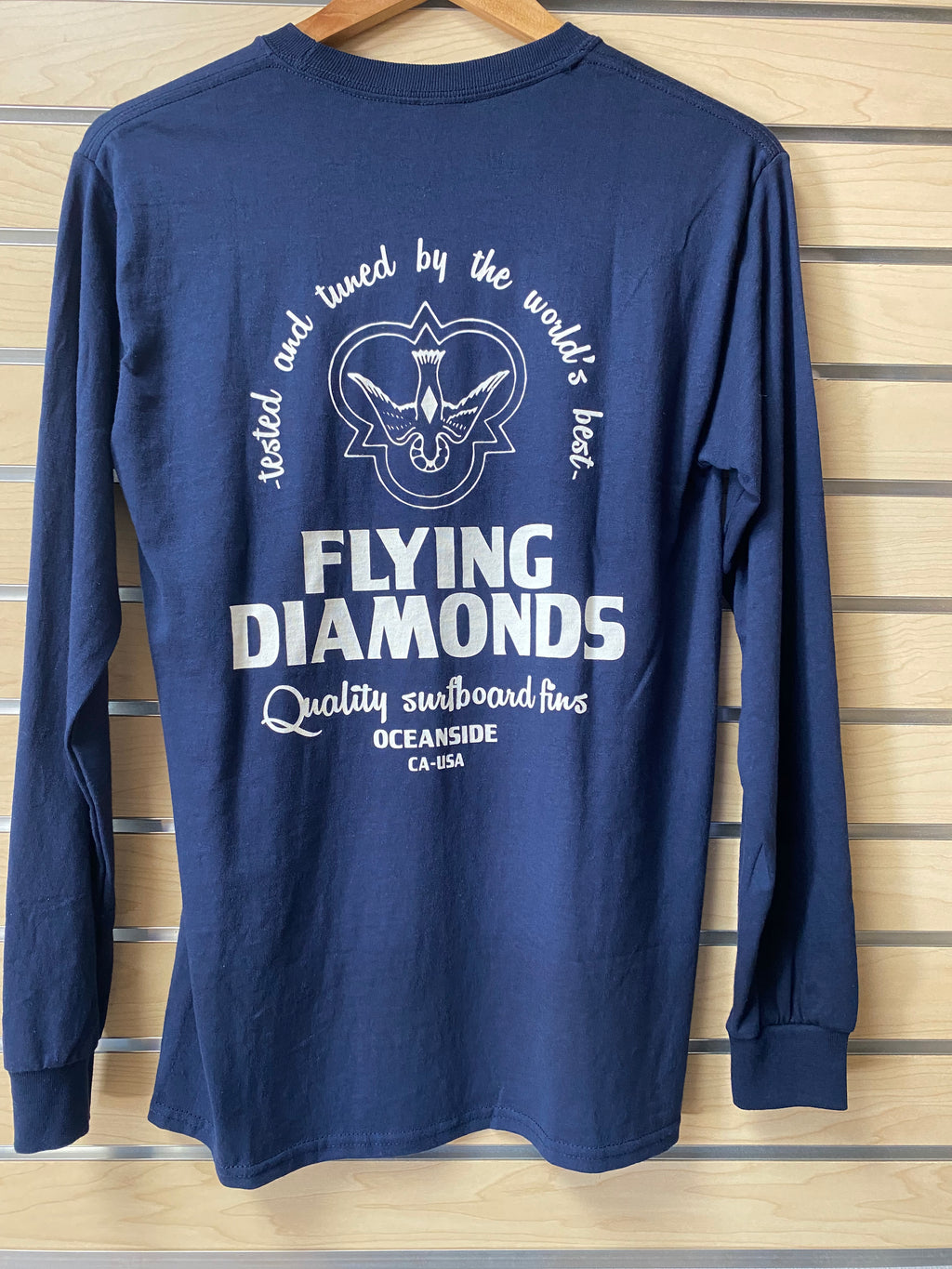 Shirt-flying diamonds long sleeve